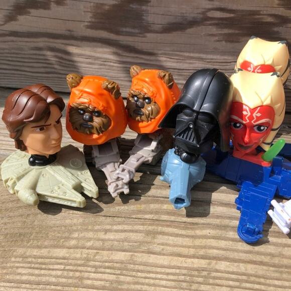 McDonalds Star Wars Clone Wars Bobblehead Toys 2008 Large Lot Collectibles READ - Picture 6 of 12